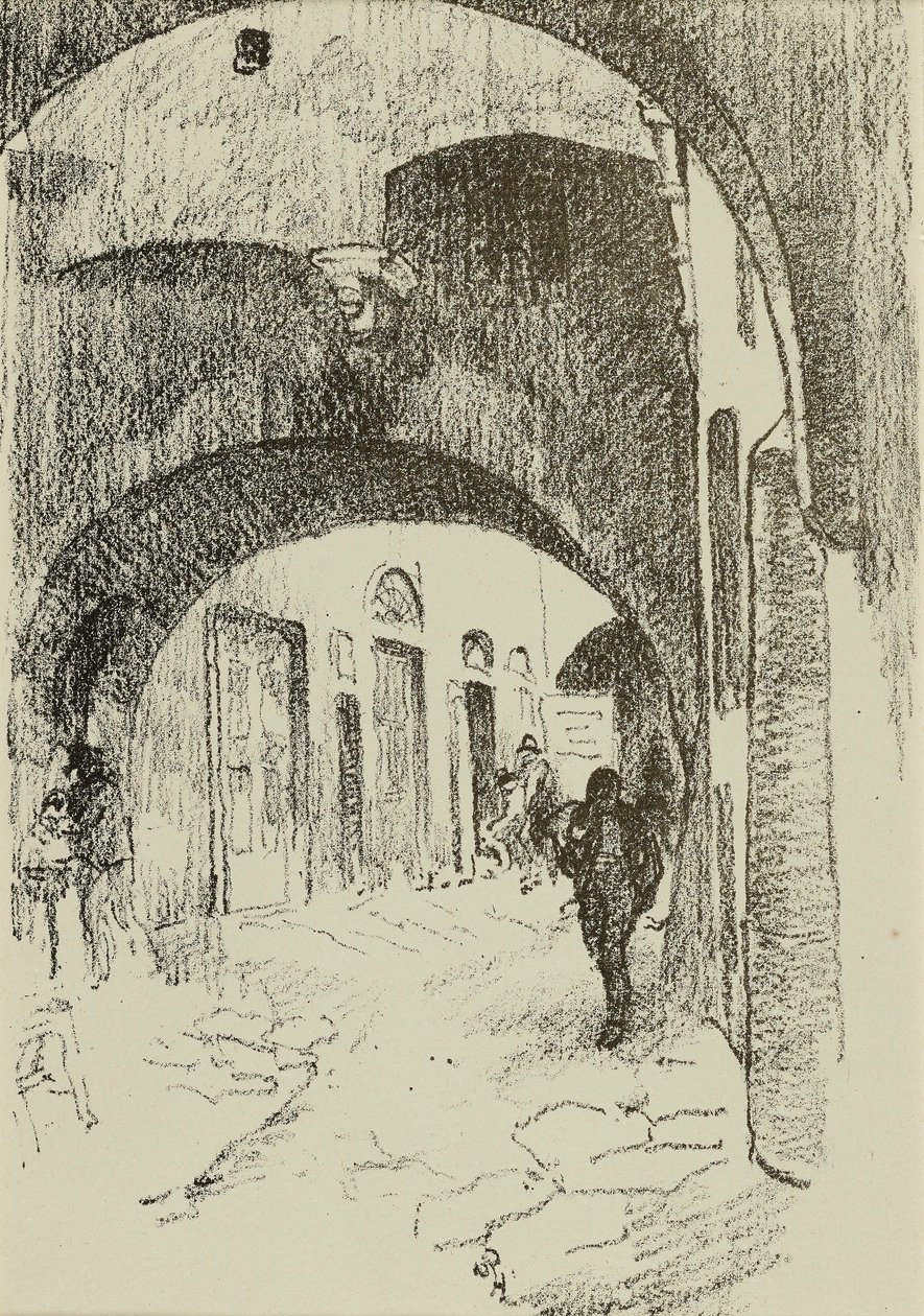 Bögen, Via Strozzi von William Penhallow Henderson