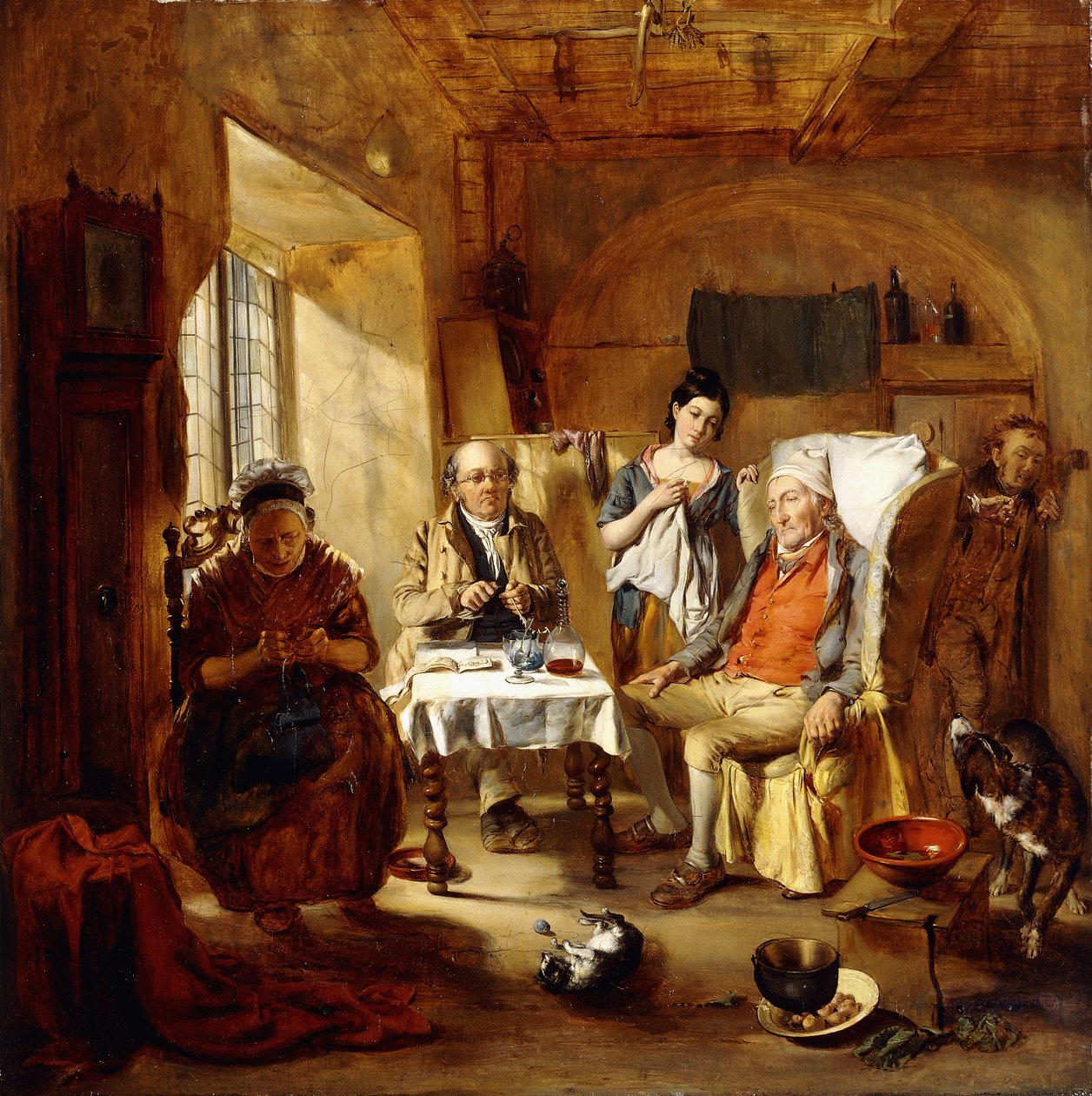 Der Familienanwalt, 1857 von William Powell Frith