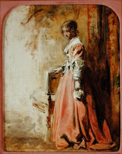 Das rosa Kleid von William Powell Frith