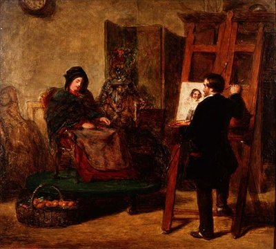 Das schläfrige Modell von William Powell Frith