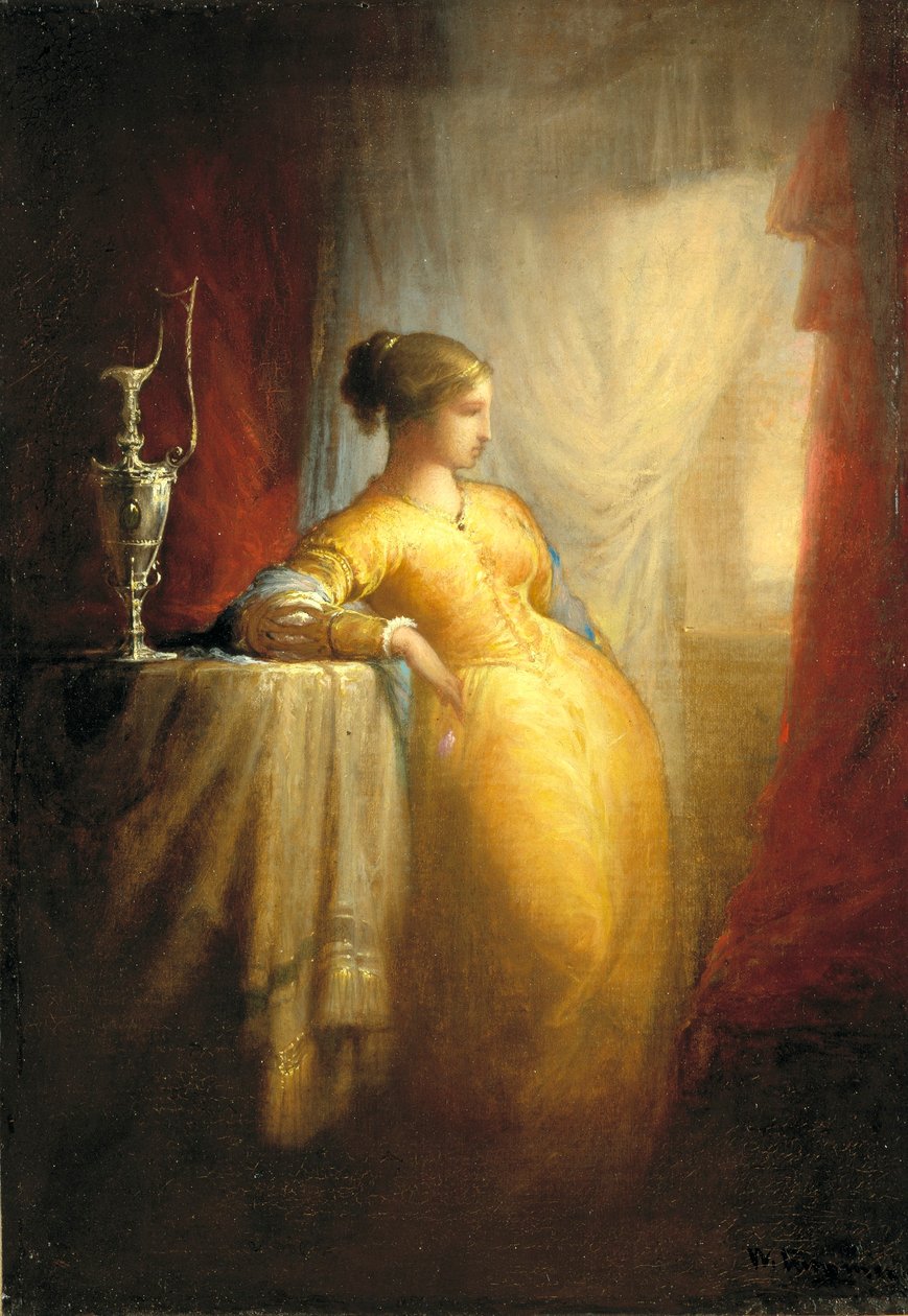 Am Fenster von William Rimmer