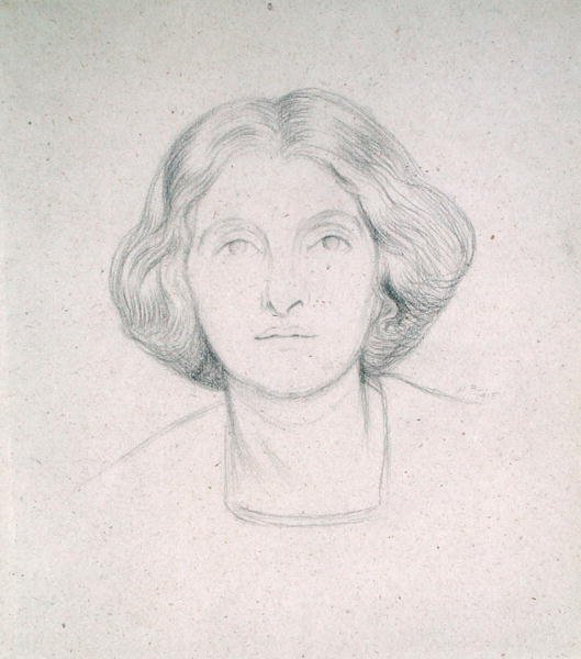 Porträt von Mrs Max Beerbohm von William Rothenstein