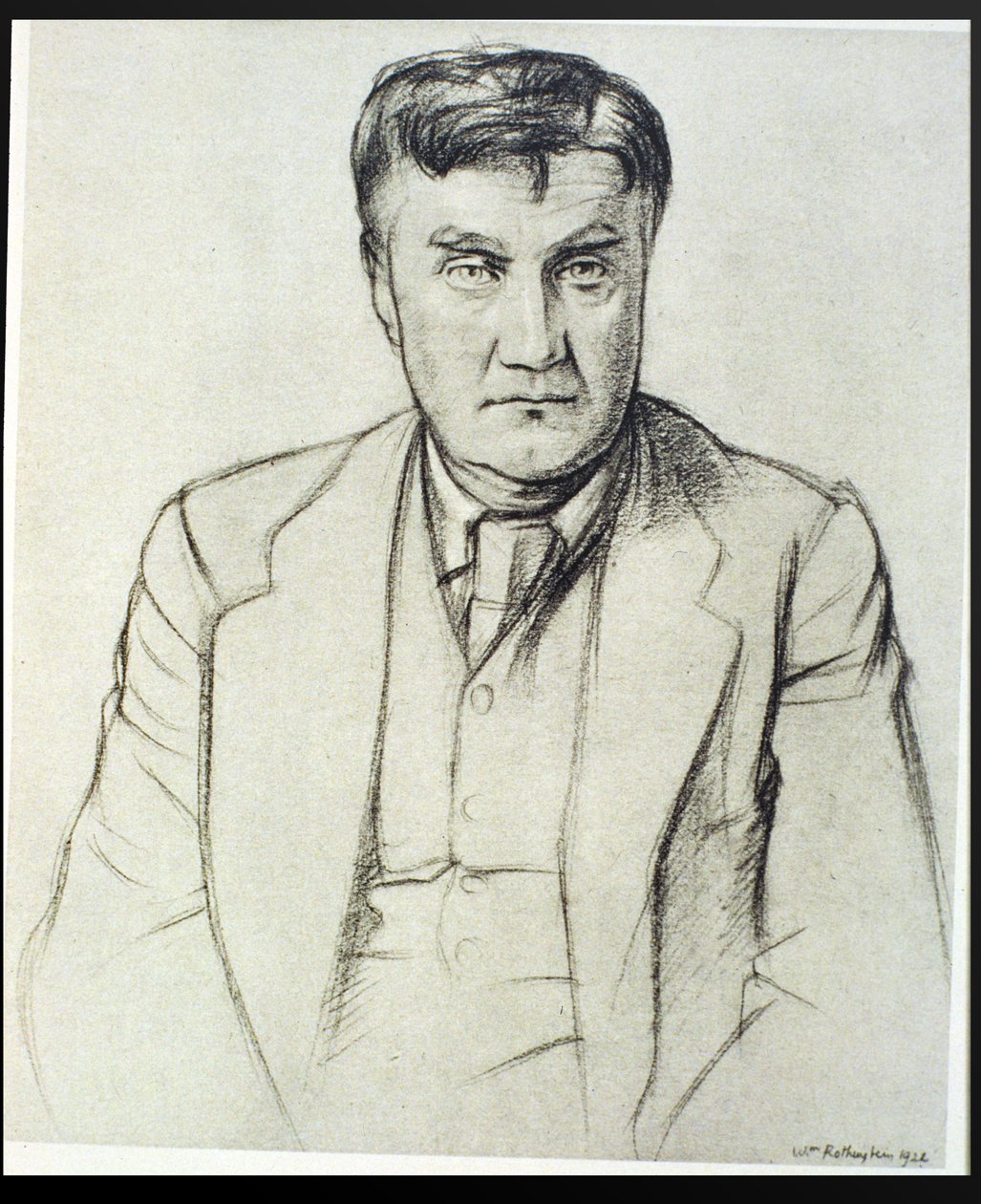 Porträt von Ralph Vaughan Williams (1872-1958) von William Rothenstein