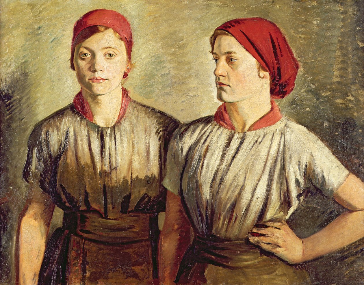 Sheffield Puffer Mädchen von William Rothenstein