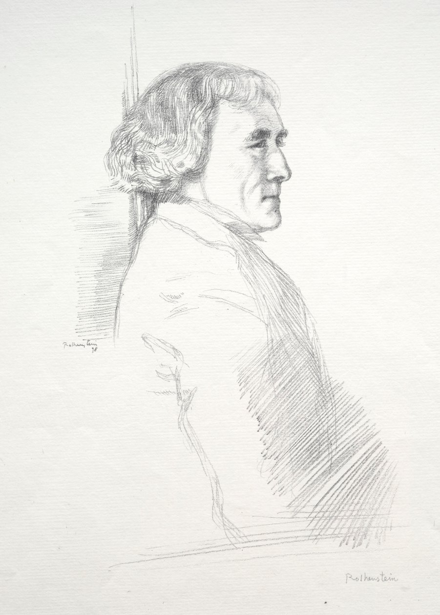 Sir Henry Irving, 1898 von William Rothenstein