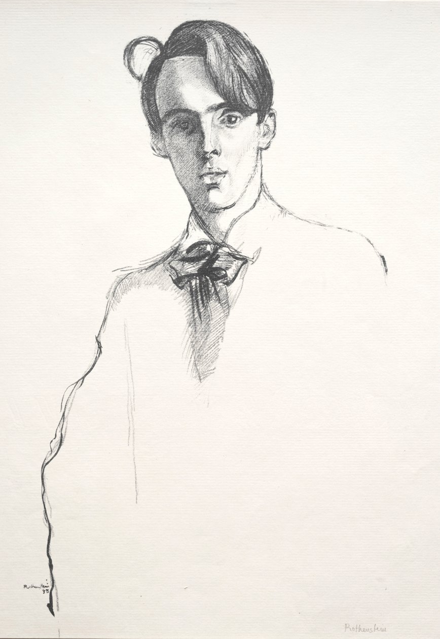 William Butler Yeats, 1898 von William Rothenstein