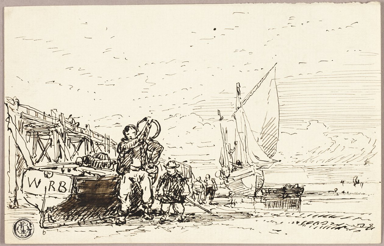 Hafenszene von William Roxby Beverley