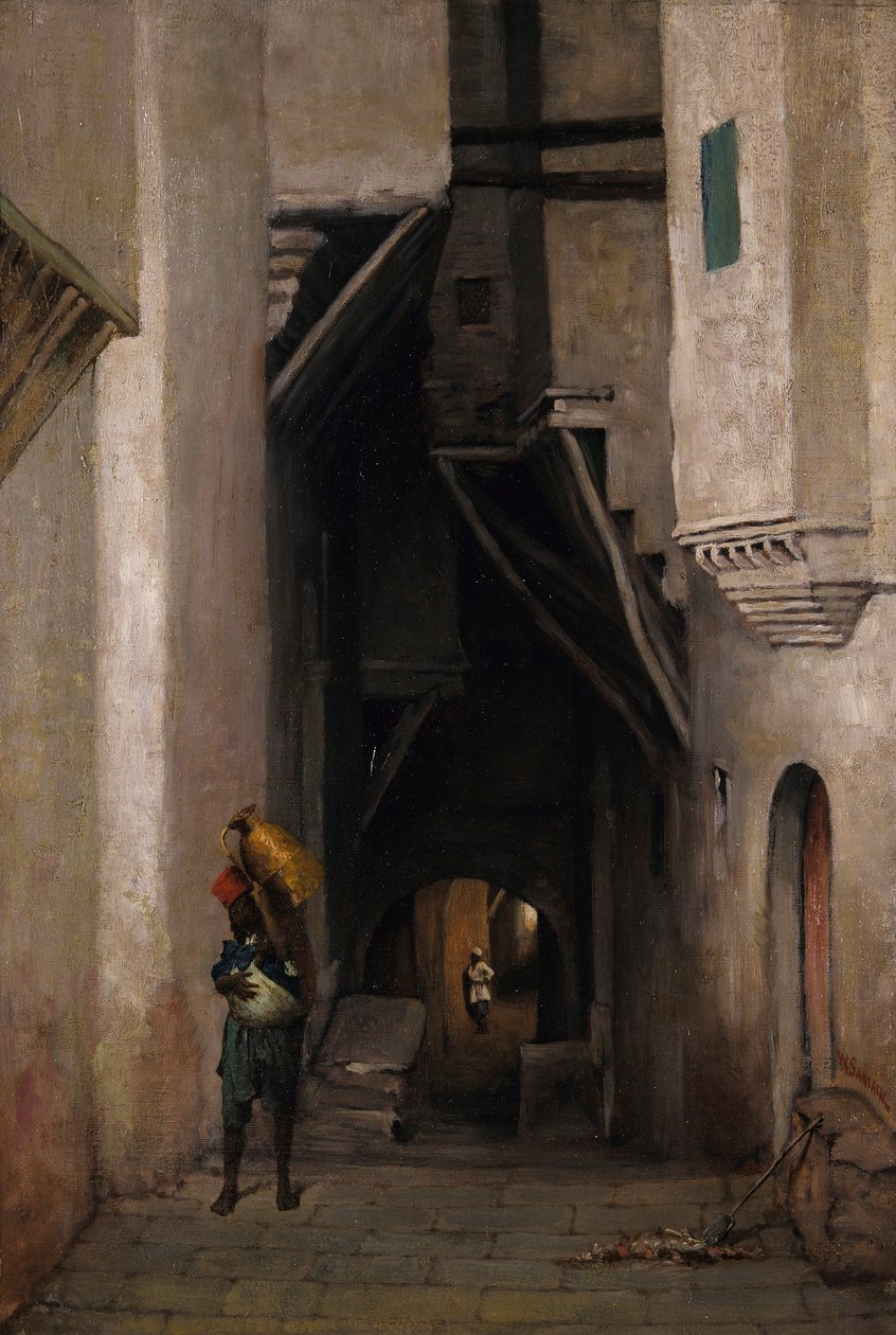 Algerischer Wasserträger von William Sartain