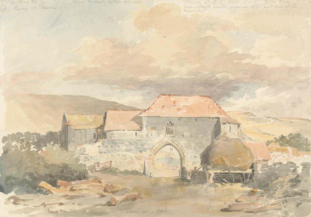 Priorat in Dover von William Sawrey Gilpin