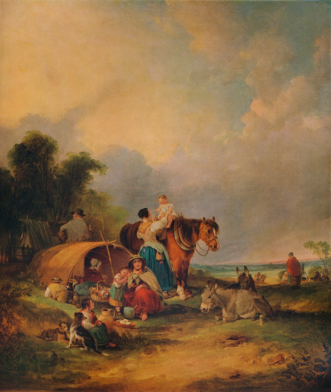 Ein Zigeunerlager von William Shayer