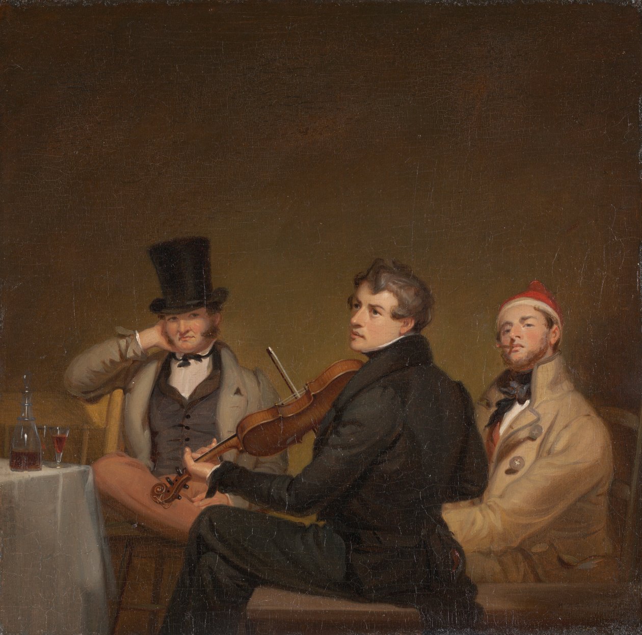 Nach dem Abendessen von William Sidney Mount