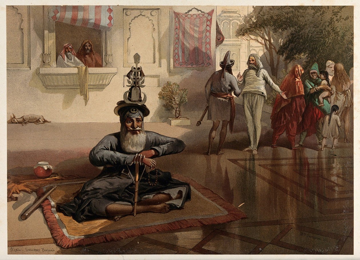 Akali, Umritser Punjaub von William Simpson