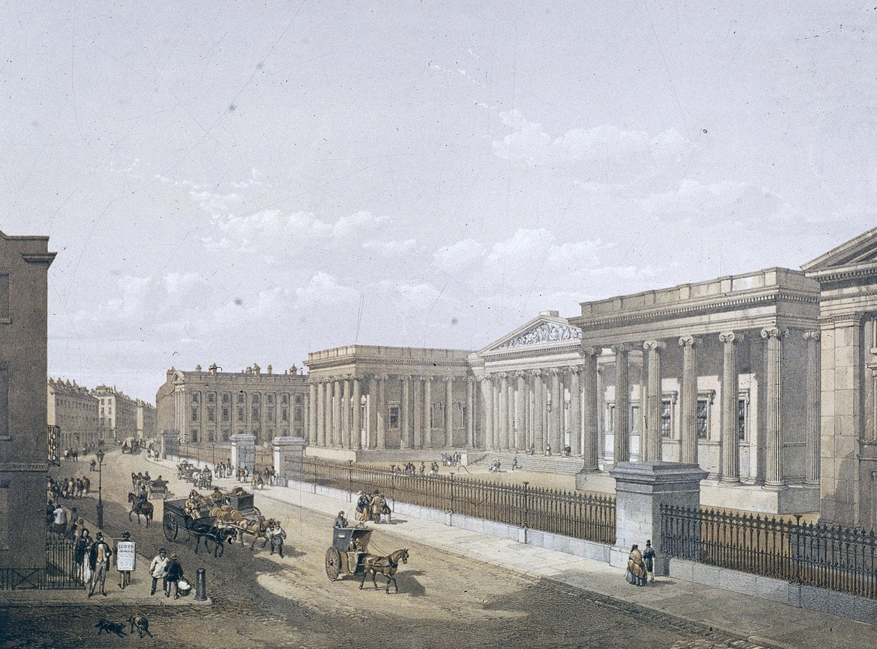 British Museum, Holborn, London von William Simpson