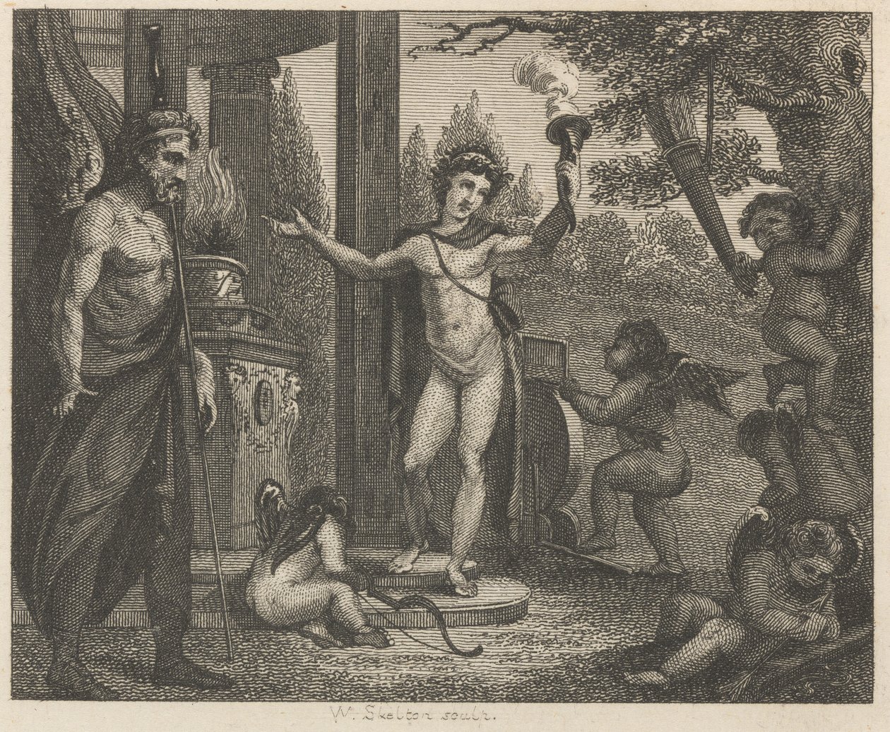 Cupid, Hymen und Plutus von William Skelton