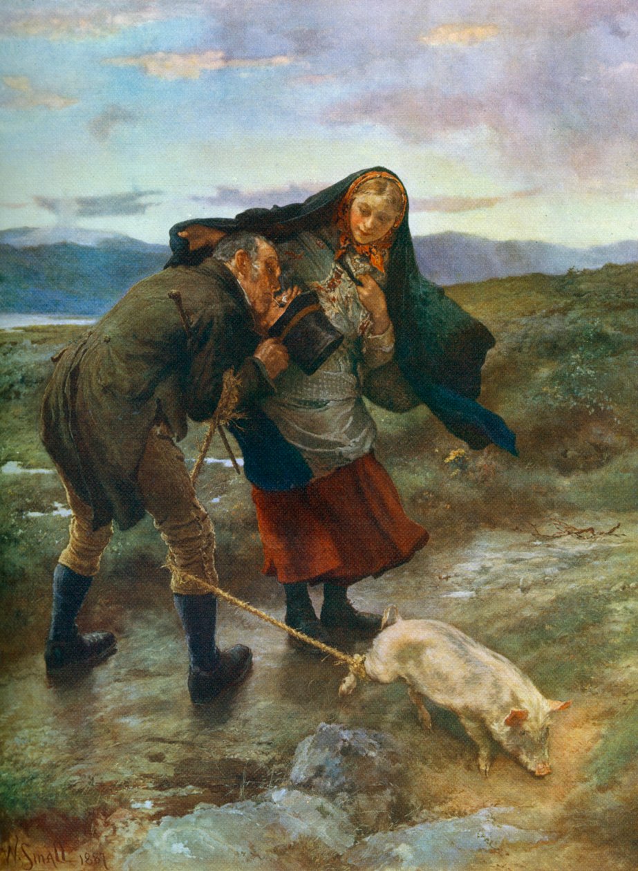 Das letzte Streichholz, 1887, 1912 von William Small