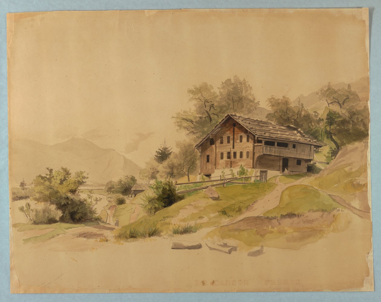 Studie einer Landschaft von William Stanley Haseltine