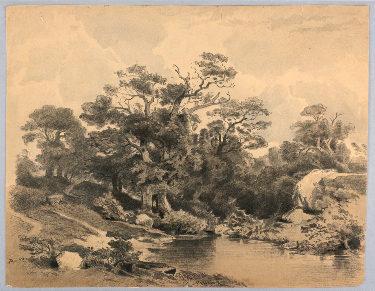 Landschaftsstudie von William Stanley Haseltine