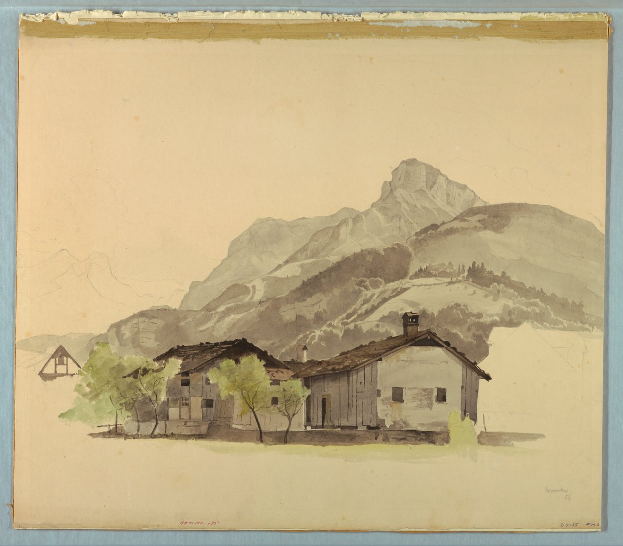 Studie einer Landschaft, Brunnen, Schweiz von William Stanley Haseltine