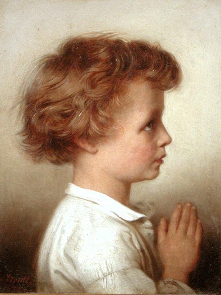 Beim Gebet von William Strutt