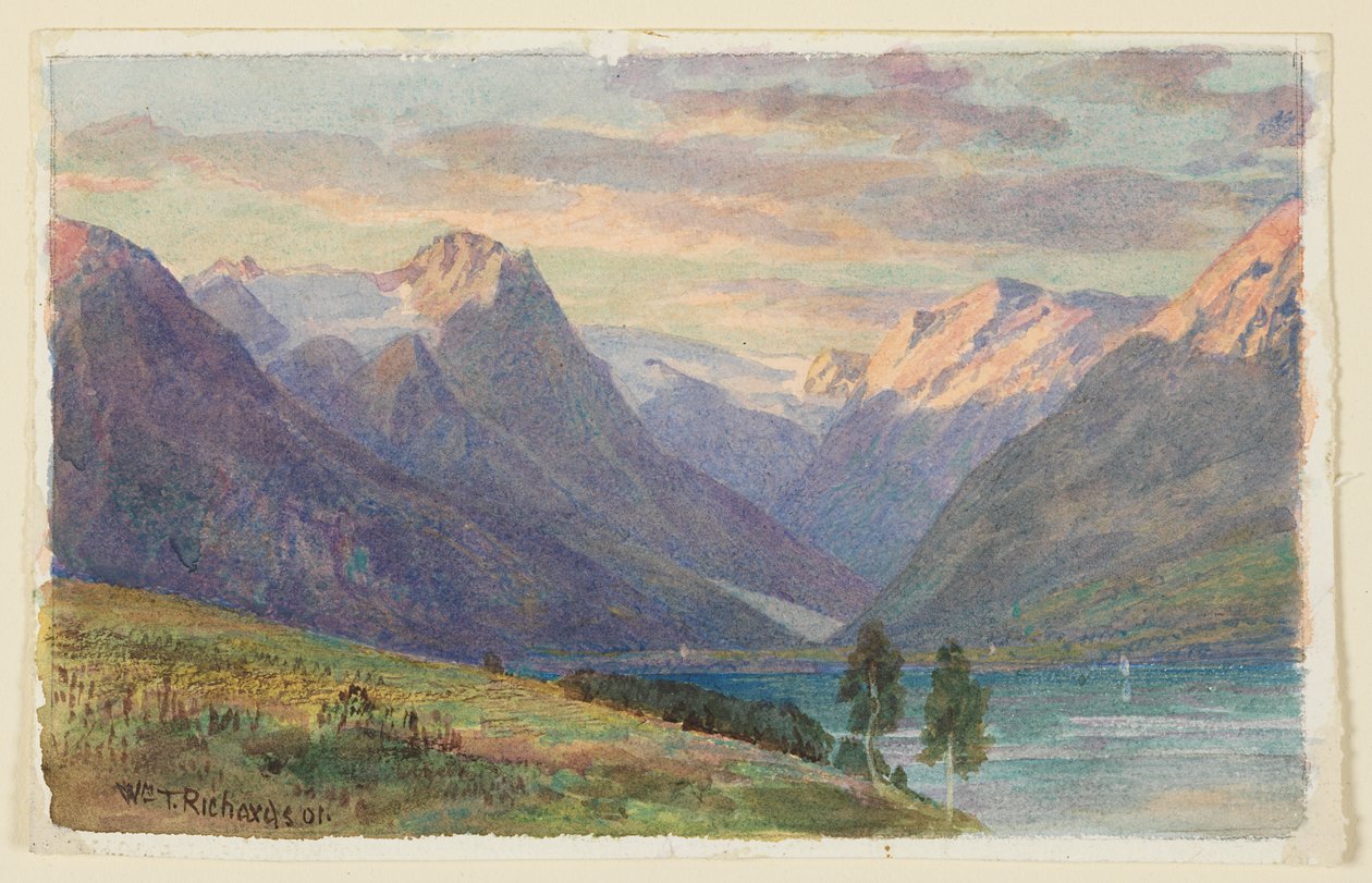 Fjord in Norwegen von William Trost Richards