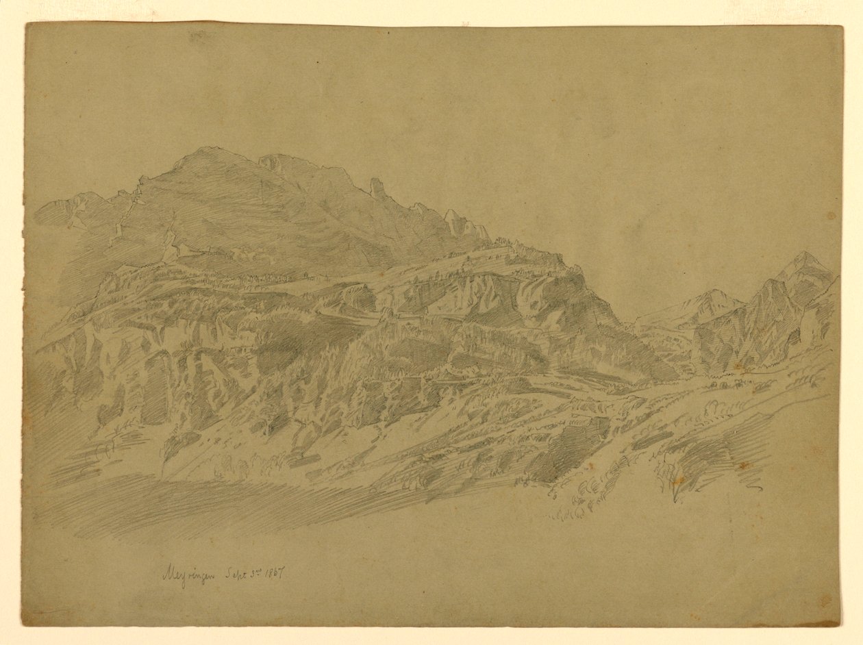 Landschaft, Meiringen, Schweiz von William Trost Richards