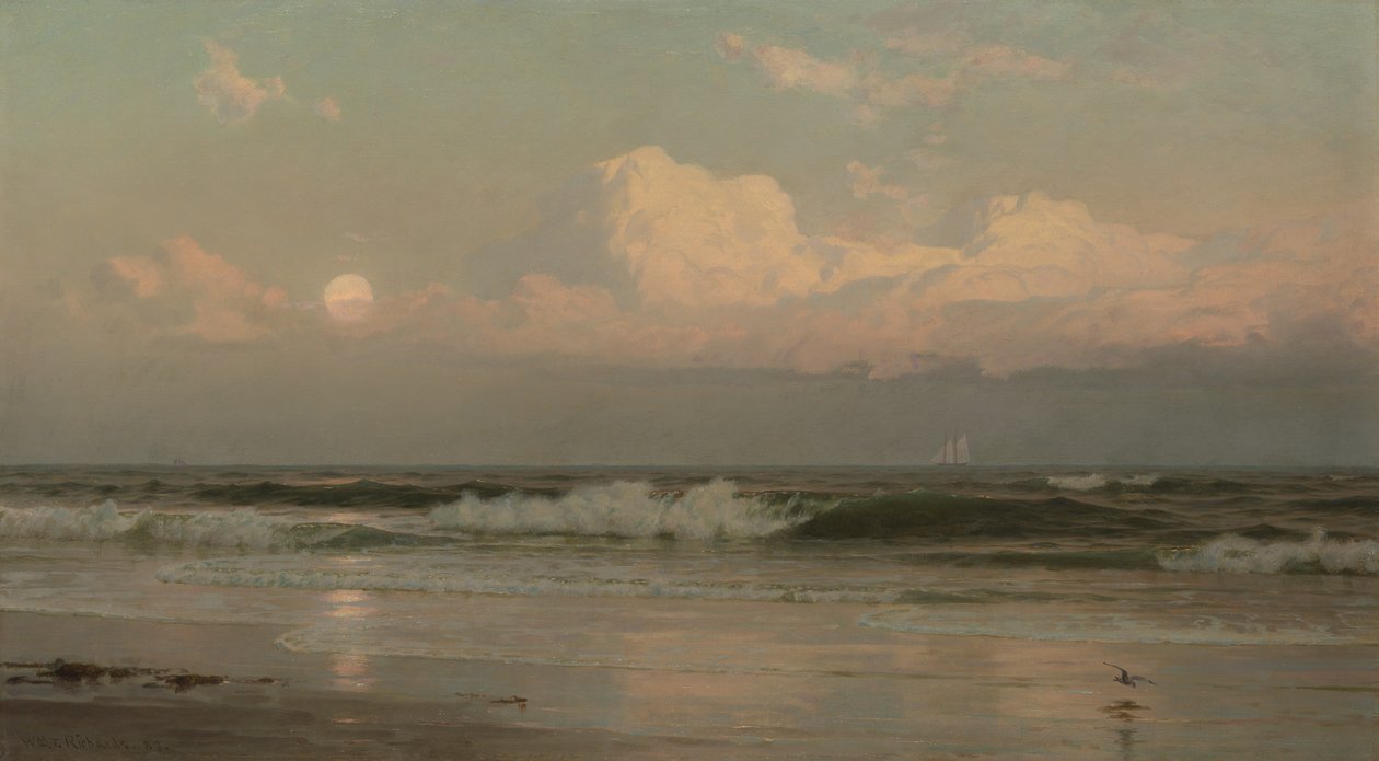 Der Augustmond von William Trost Richards