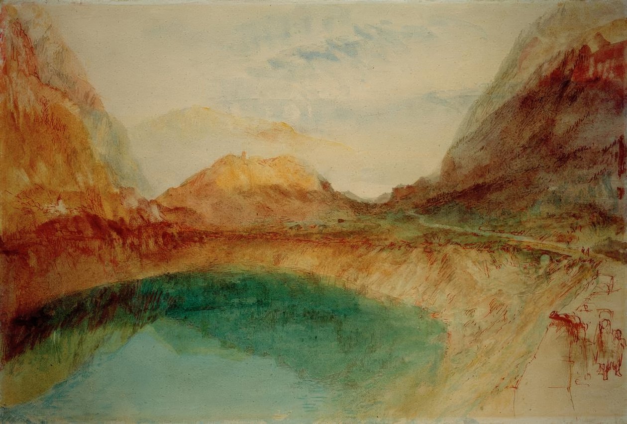 See in den schweizerischen Bergen von Joseph Mallord William Turner