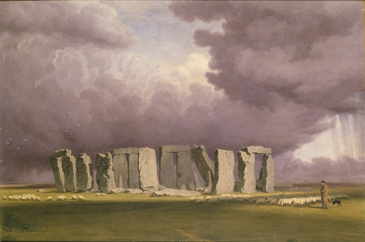 Stonehenge: Stürmischer Tag von Joseph Mallord William Turner