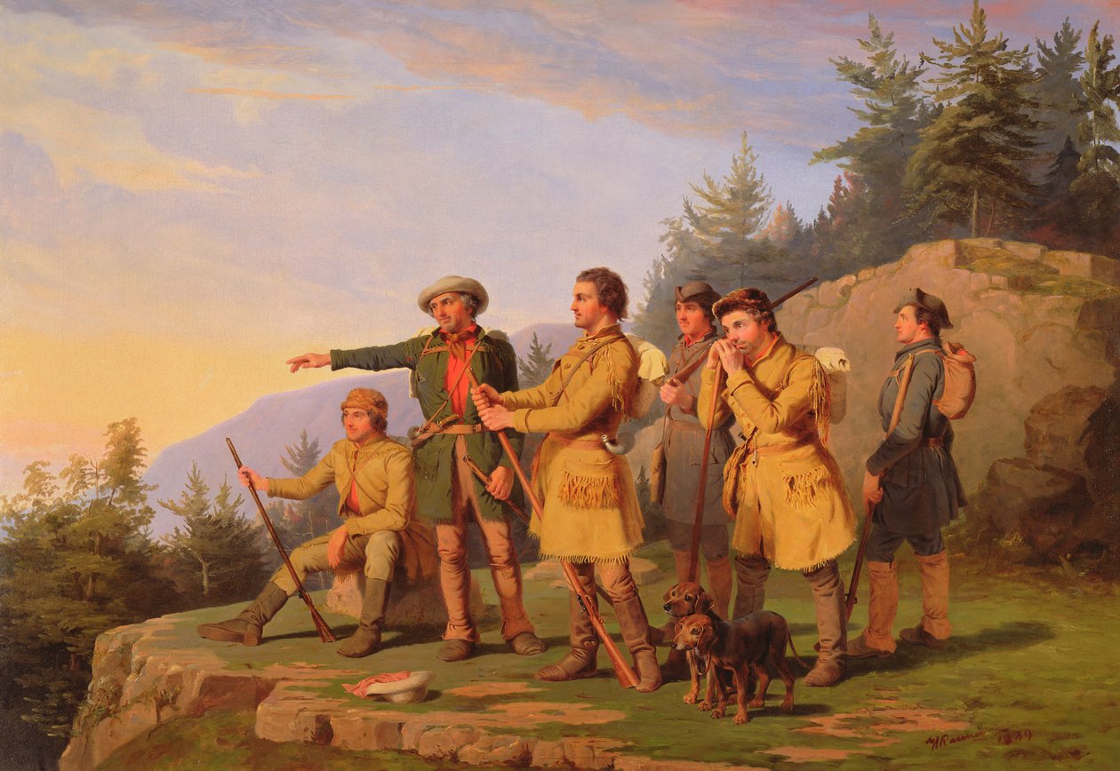 Boones erster Blick auf Kentucky, 1849 von William Tylee Ranney