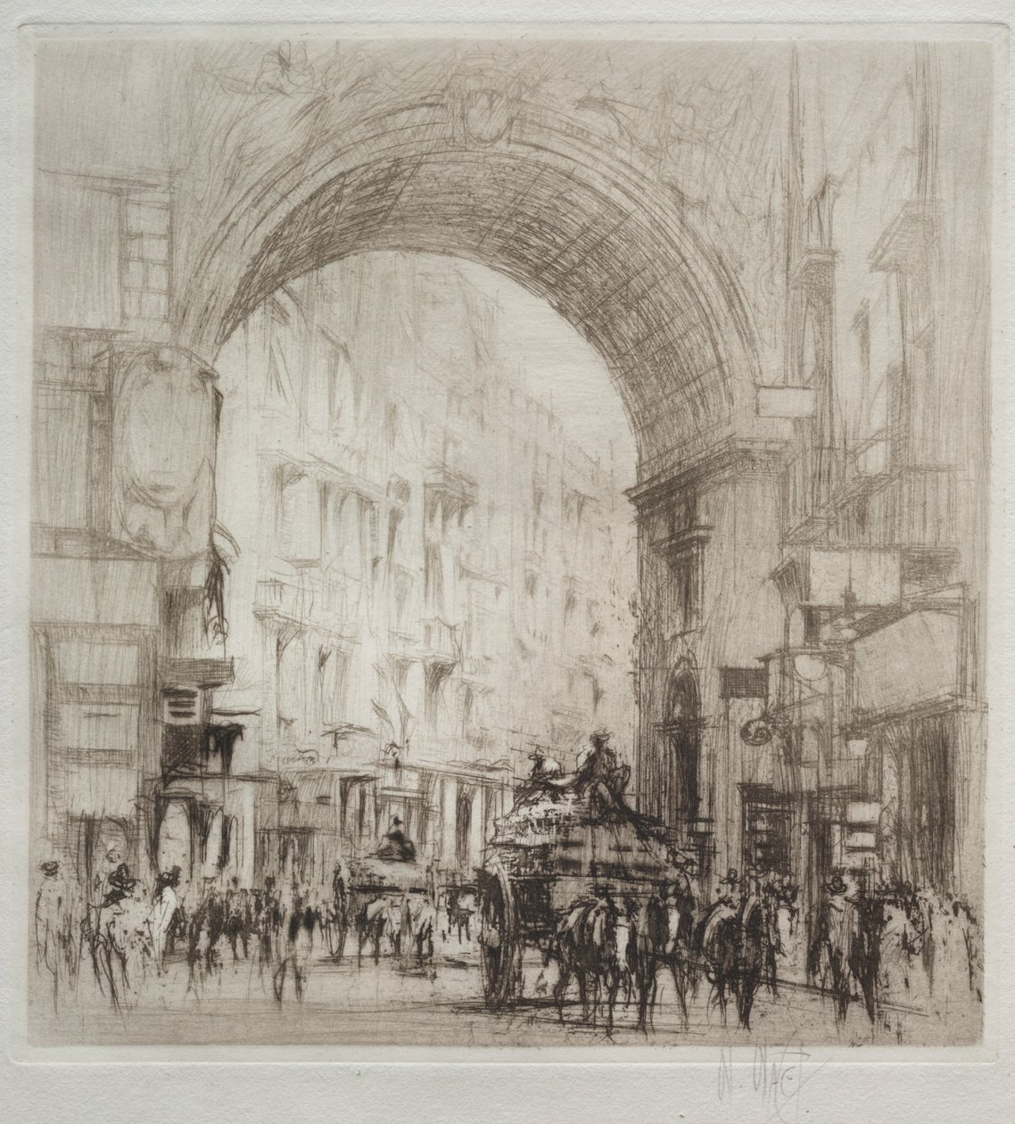 Arco San Carlo, Neapel von William Walcot
