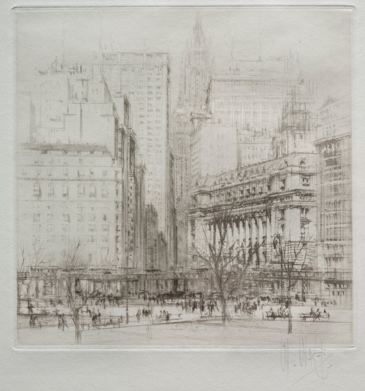 New York City: Battery Place von William Walcot