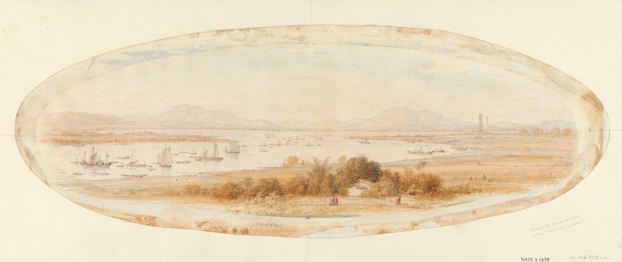 Whampoa und der Kantonfluss von William Westall