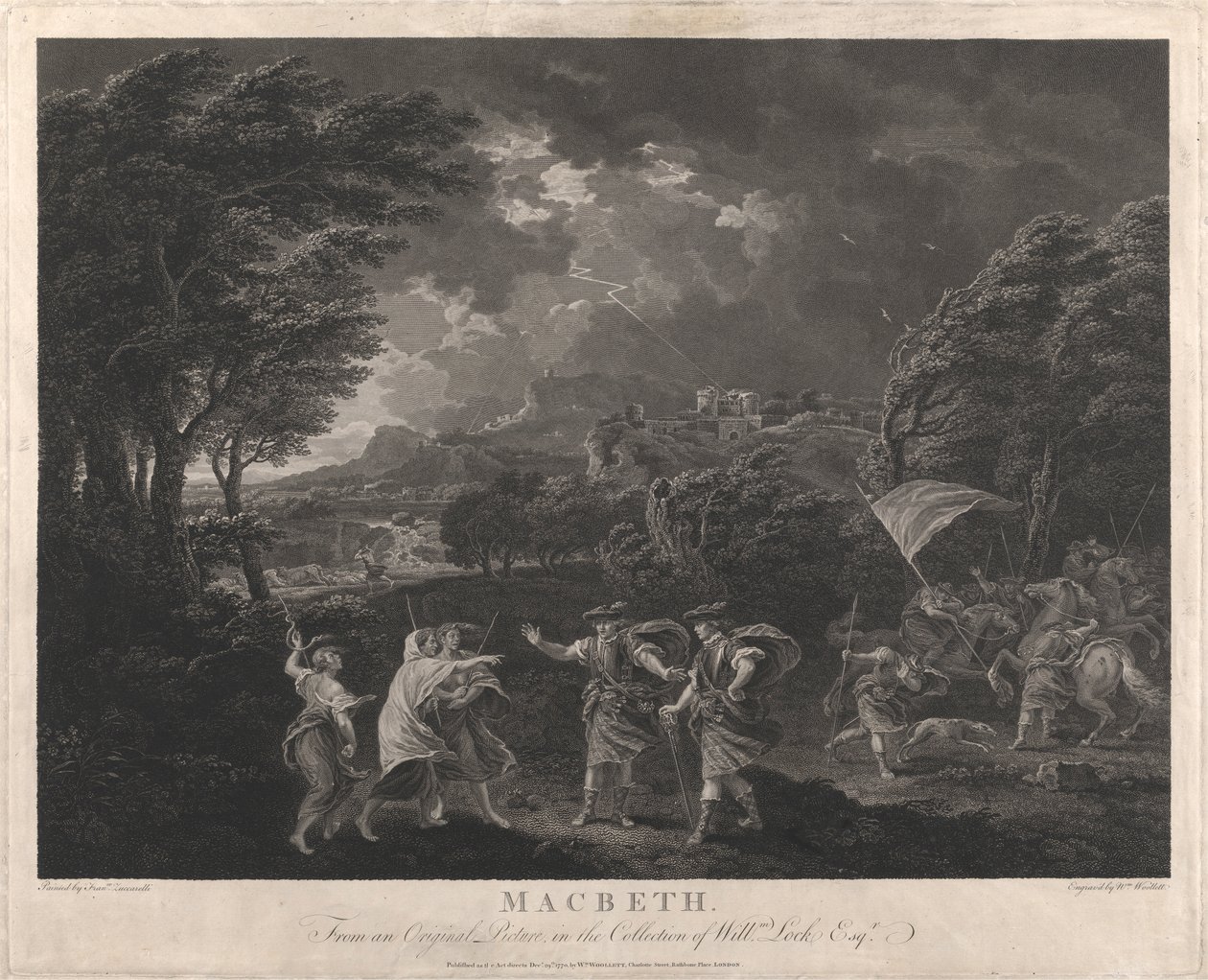 Macbeth und die Hexen von William Woollett