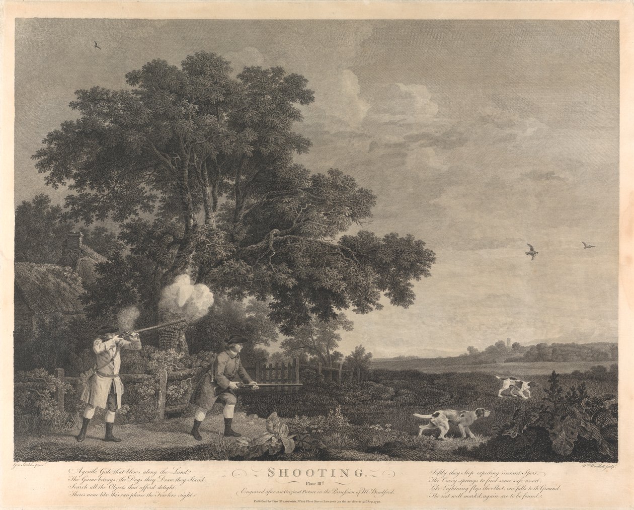 Jagd, Platte III von William Woollett