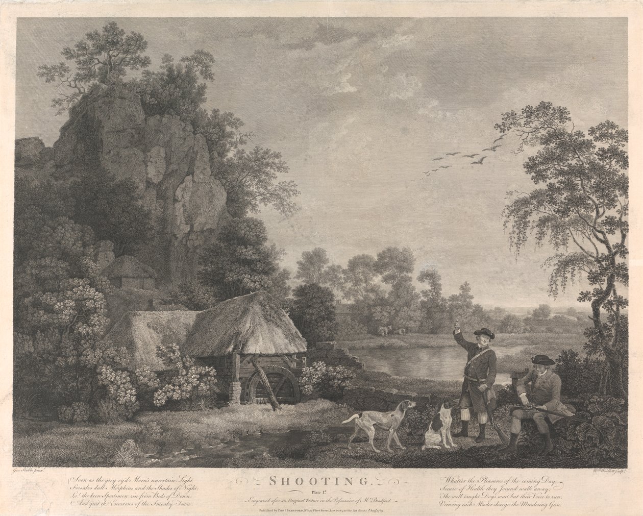 Jagd, Platte I von William Woollett