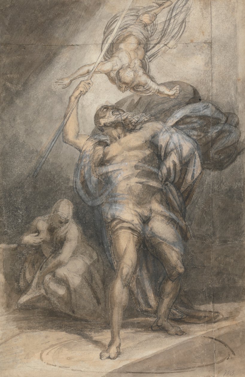 Prospero ruft Ariel von William Young Ottley