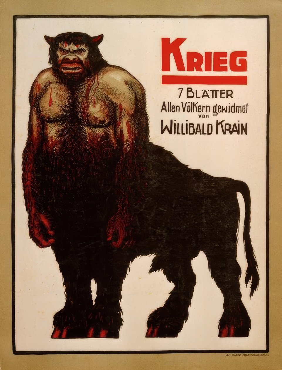 W. Krain, Der Krieg von Willibald Krain