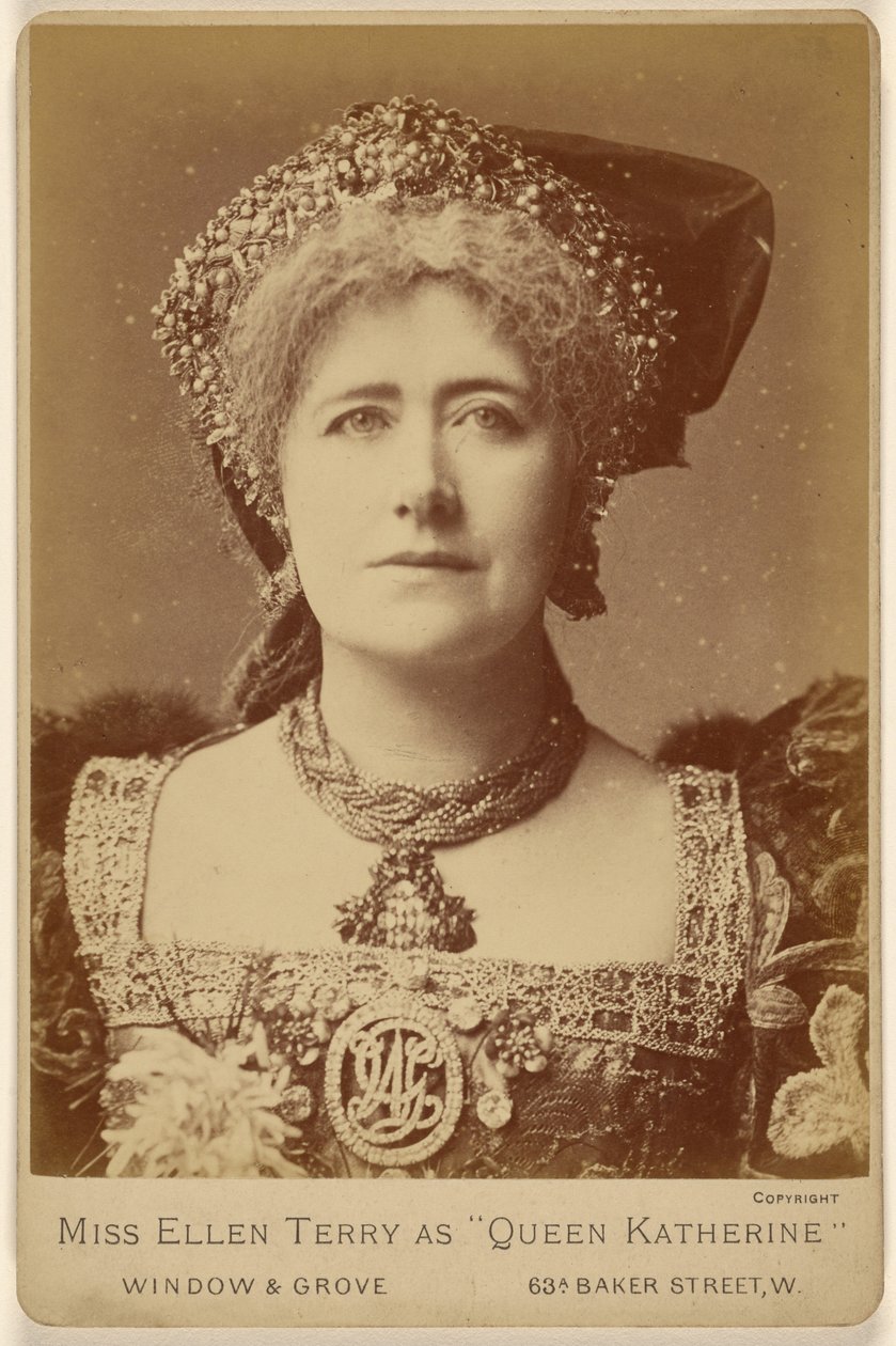 Miss Ellen Terry als "Königin Katherine" von Window and Grove