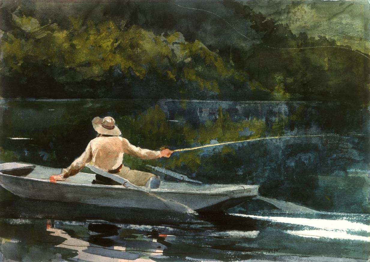 Casting, Nummer Zwei von Winslow Homer