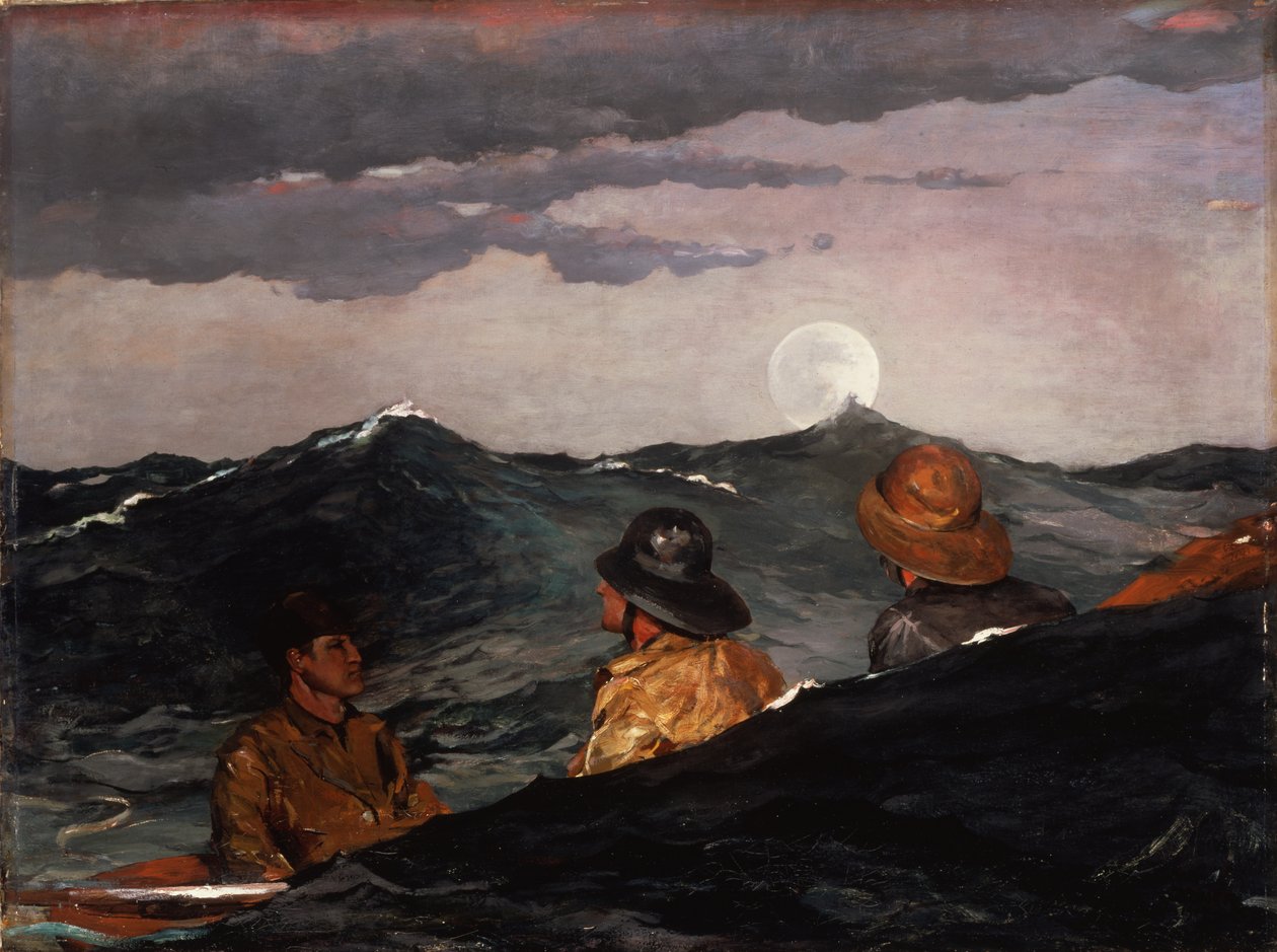Den Mond küssen, 1904 von Winslow Homer