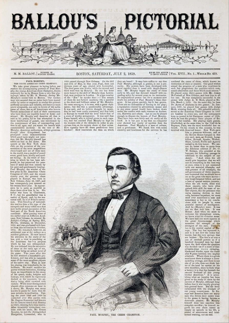Paul Morphy, der Schachmeister von Winslow Homer