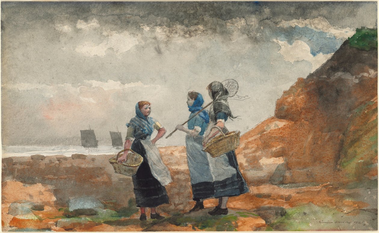 Drei Fischerinnen von Winslow Homer