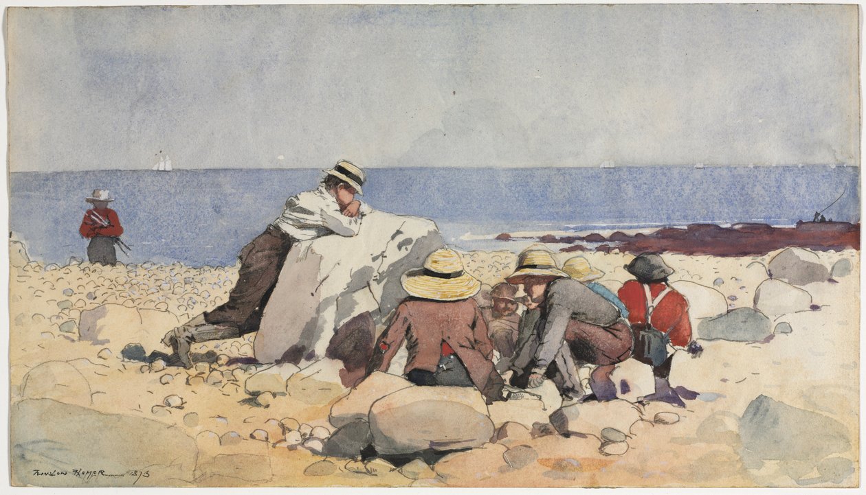 Ein Clam-Bake, 1873 von Winslow Homer