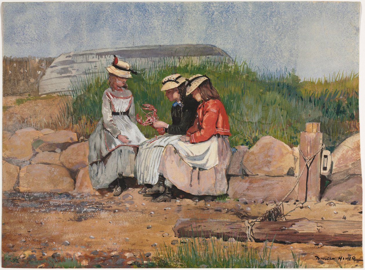 Die Tochter eines Fischers von Winslow Homer