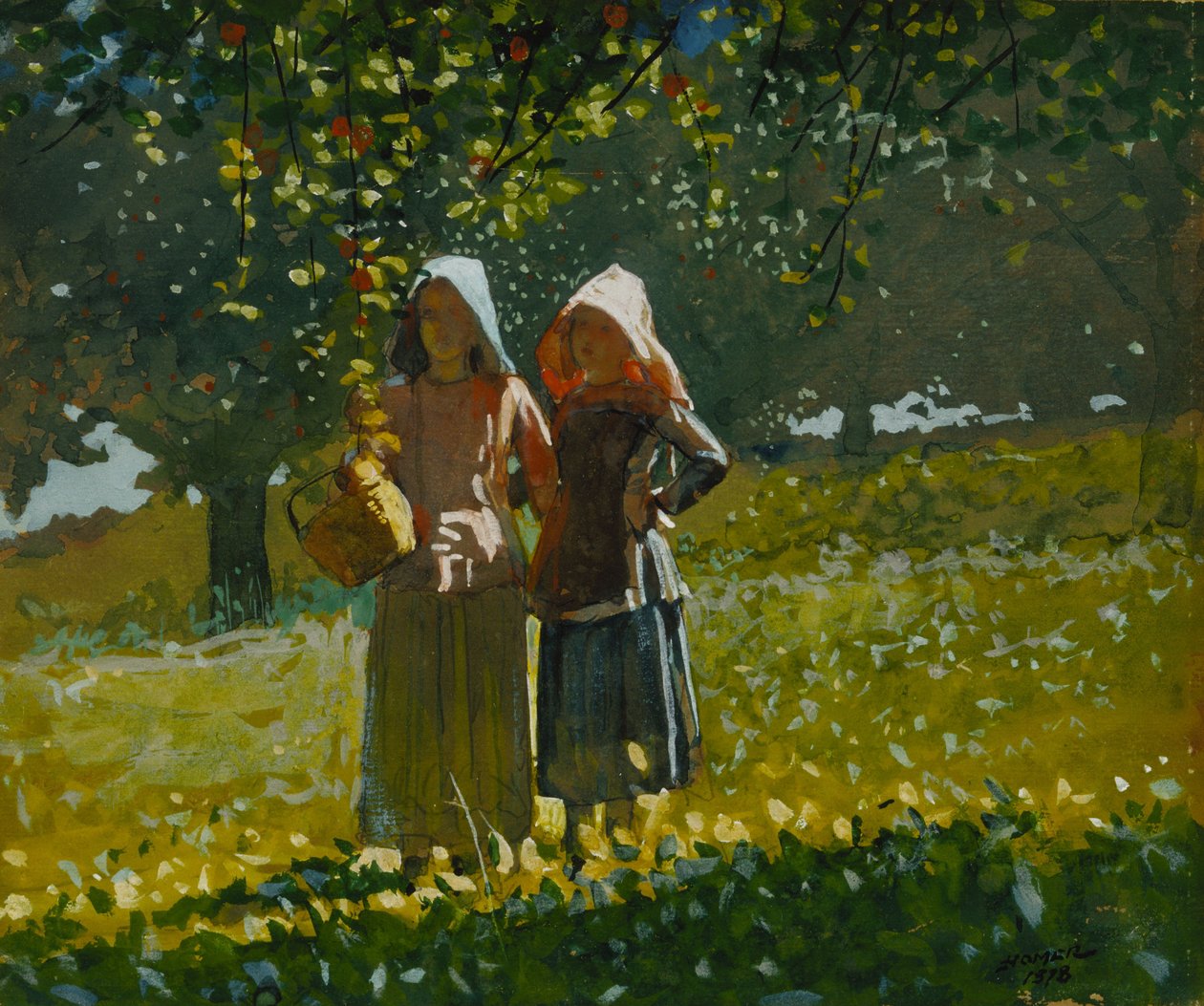 Apfelernte von Winslow Homer