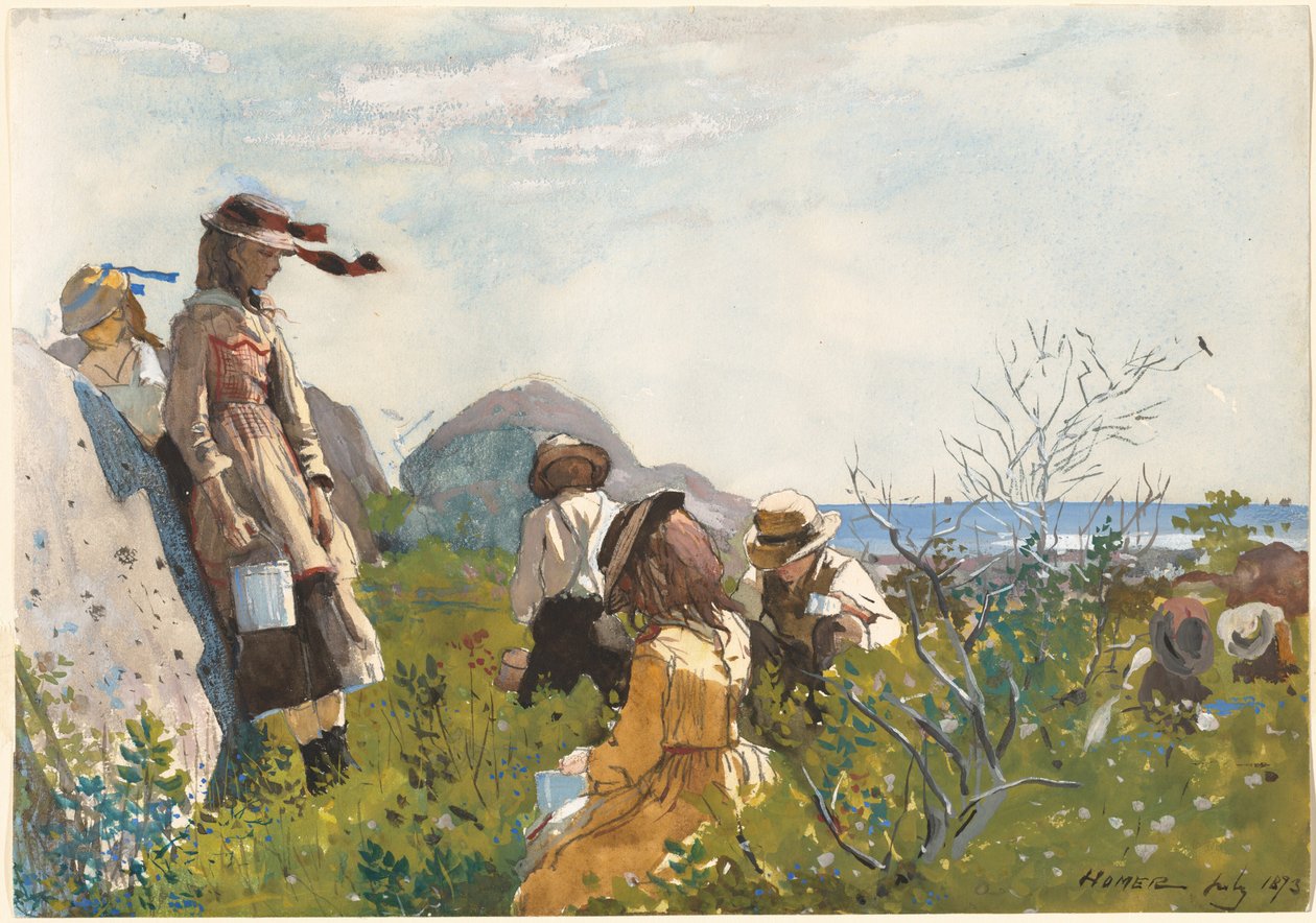 Beerenpflücker von Winslow Homer