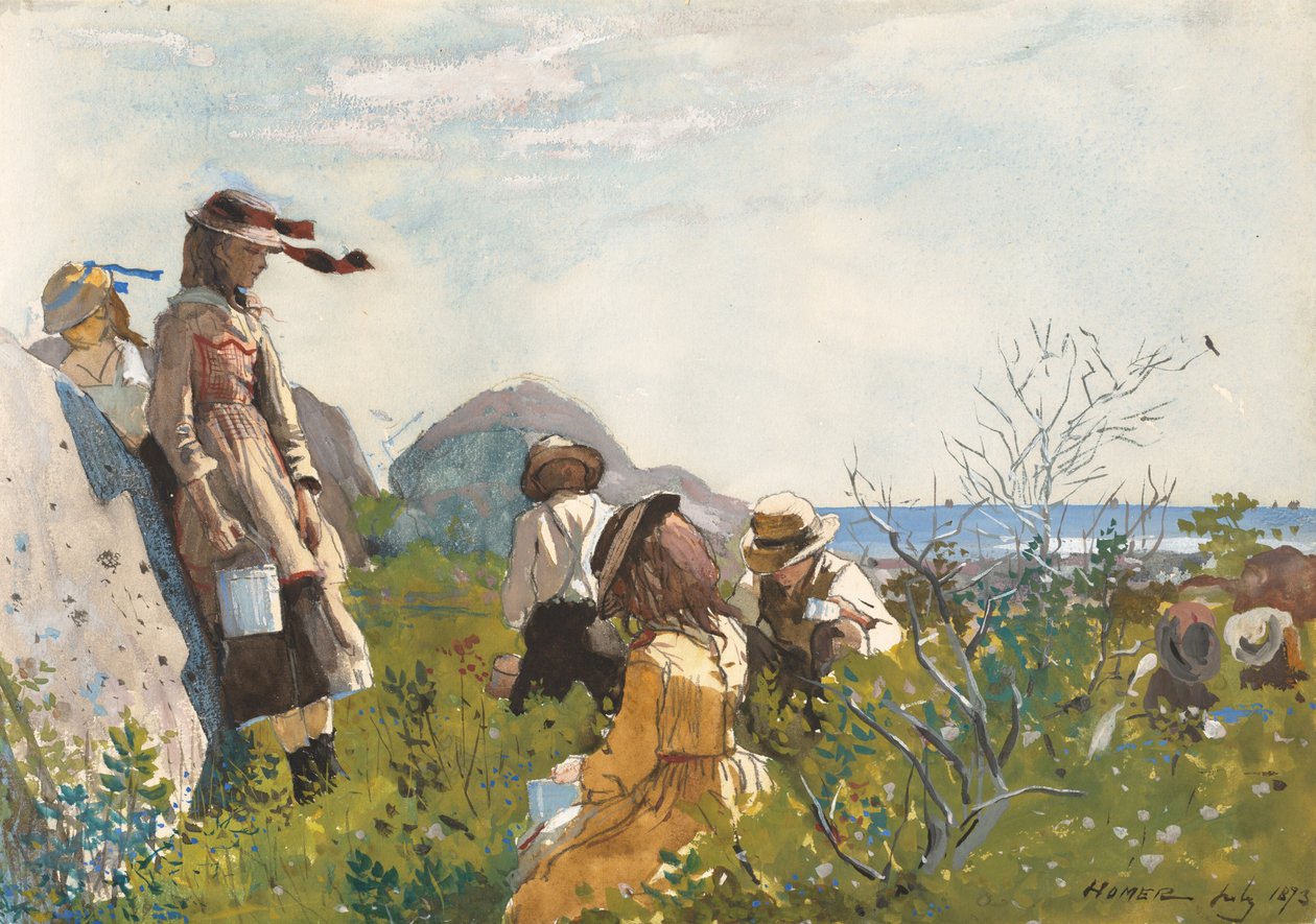 Beerenpflücker von Winslow Homer
