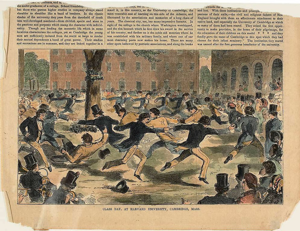 Class Day an der Harvard University, Cambridge, Massachusetts von Winslow Homer