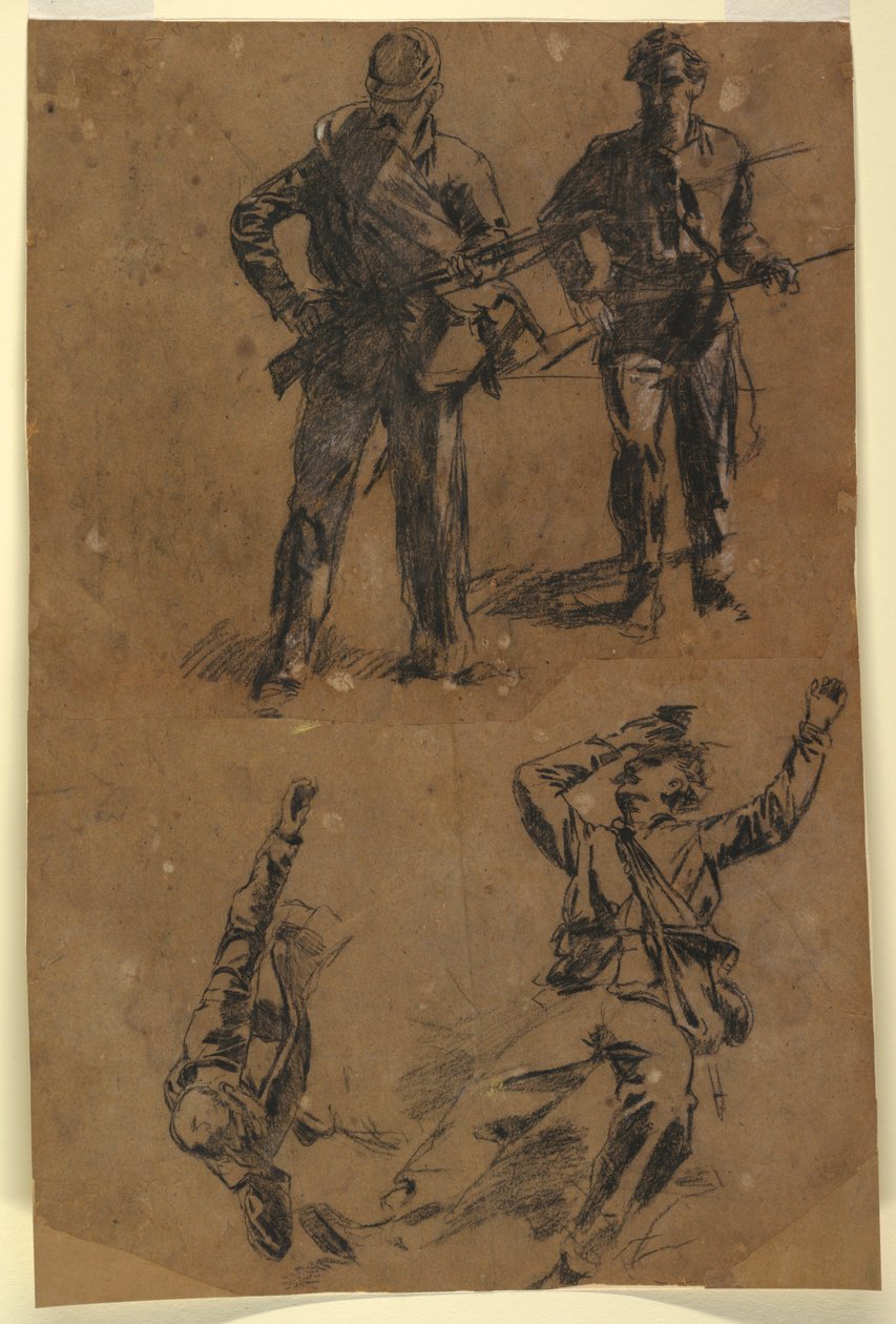 Studien von Soldaten, 1863–65 von Winslow Homer