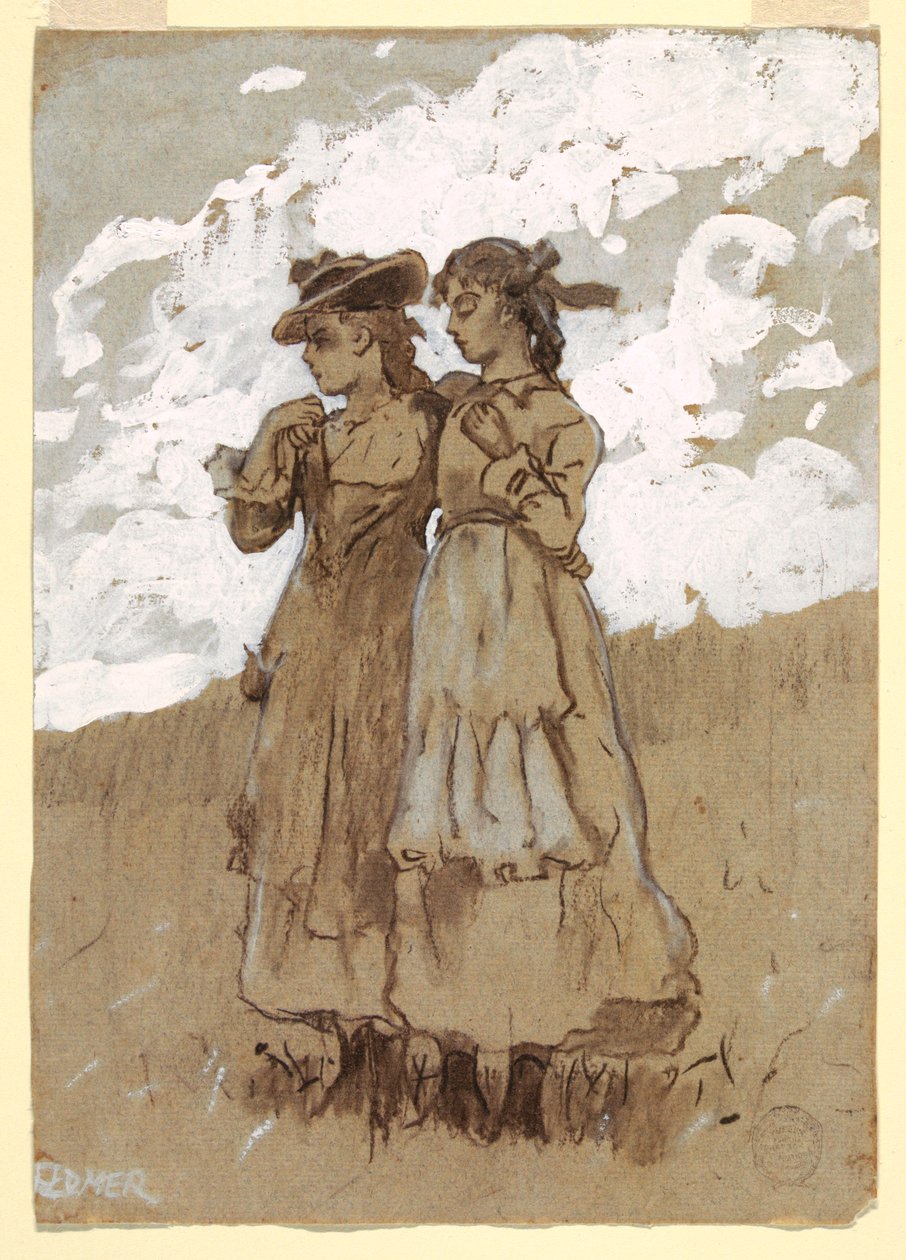 Zwei junge Mädchen, 1878–79 von Winslow Homer